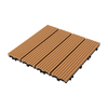 户外简单单击WPC地板瓷砖30&times;30厘米DIY WPC Decking Tiles