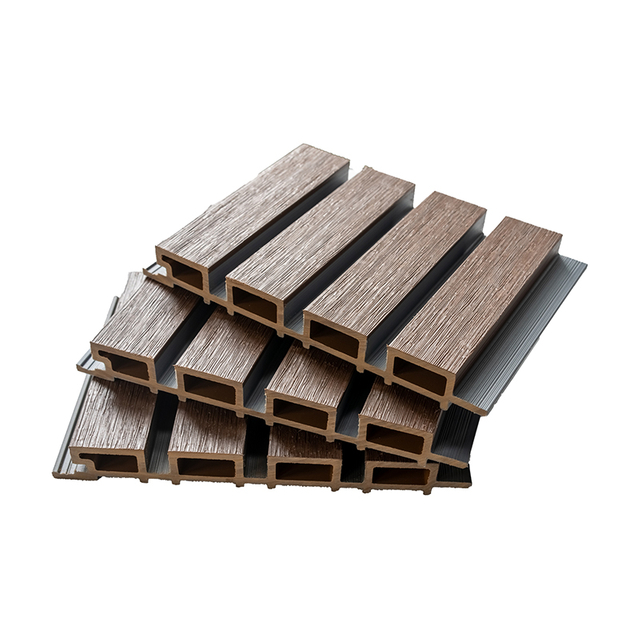 耐美磨损的WPC共置墙板双色花园双色