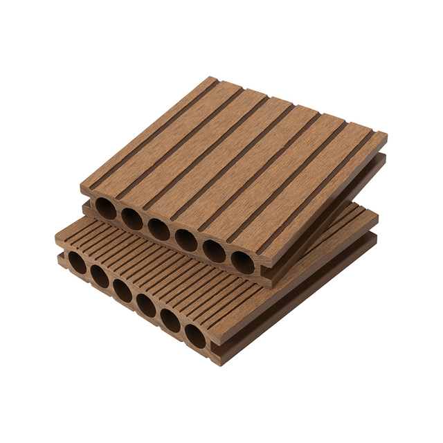 防水紫外线耐用的室外经典圆形孔WPC复合装饰