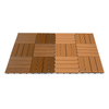户外简单单击WPC地板瓷砖30&times;30厘米DIY WPC Decking Tiles