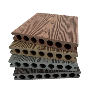 防水防滑经典圆孔室外WPC Decking