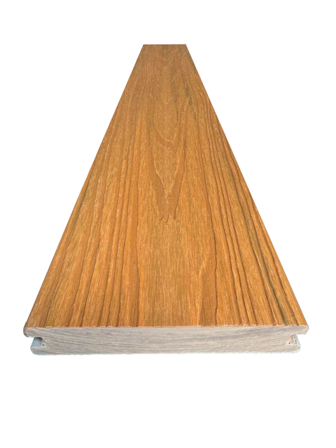 室外防水易于安装固体WPC木材塑料复合甲板用于露台院子