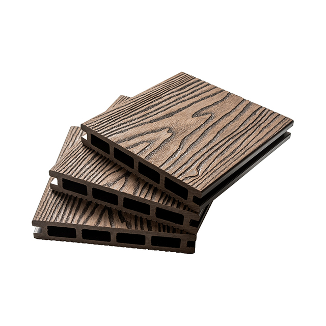 四孔双面纹理WPC地板